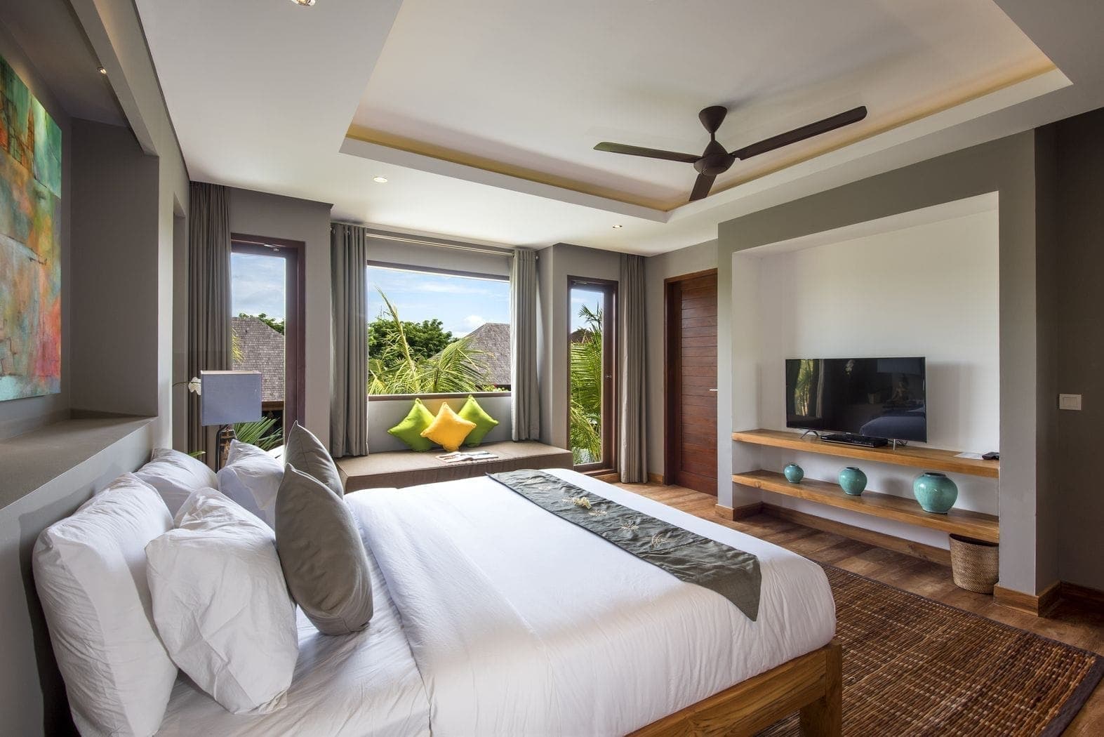 Bedroom 5 ensuite bathroom at Anam Villa
