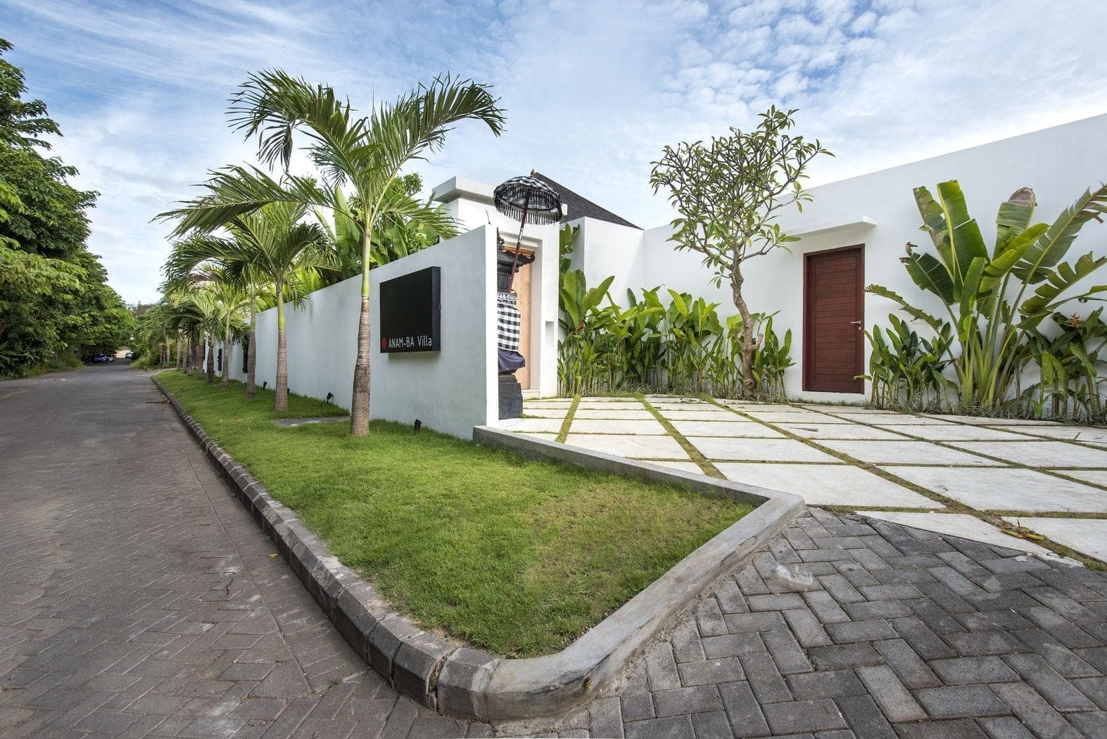 The entrance to Anam Villa, where your stay begins
