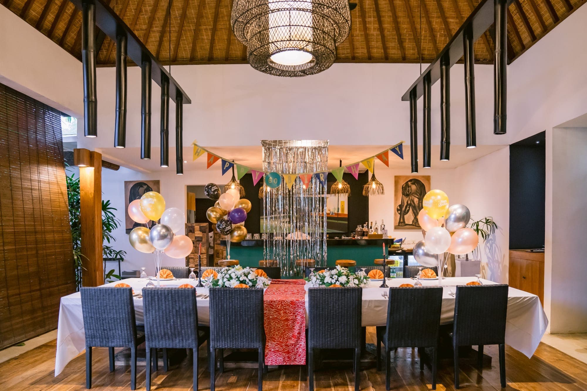 A private celebration hosted at Anam Villa
