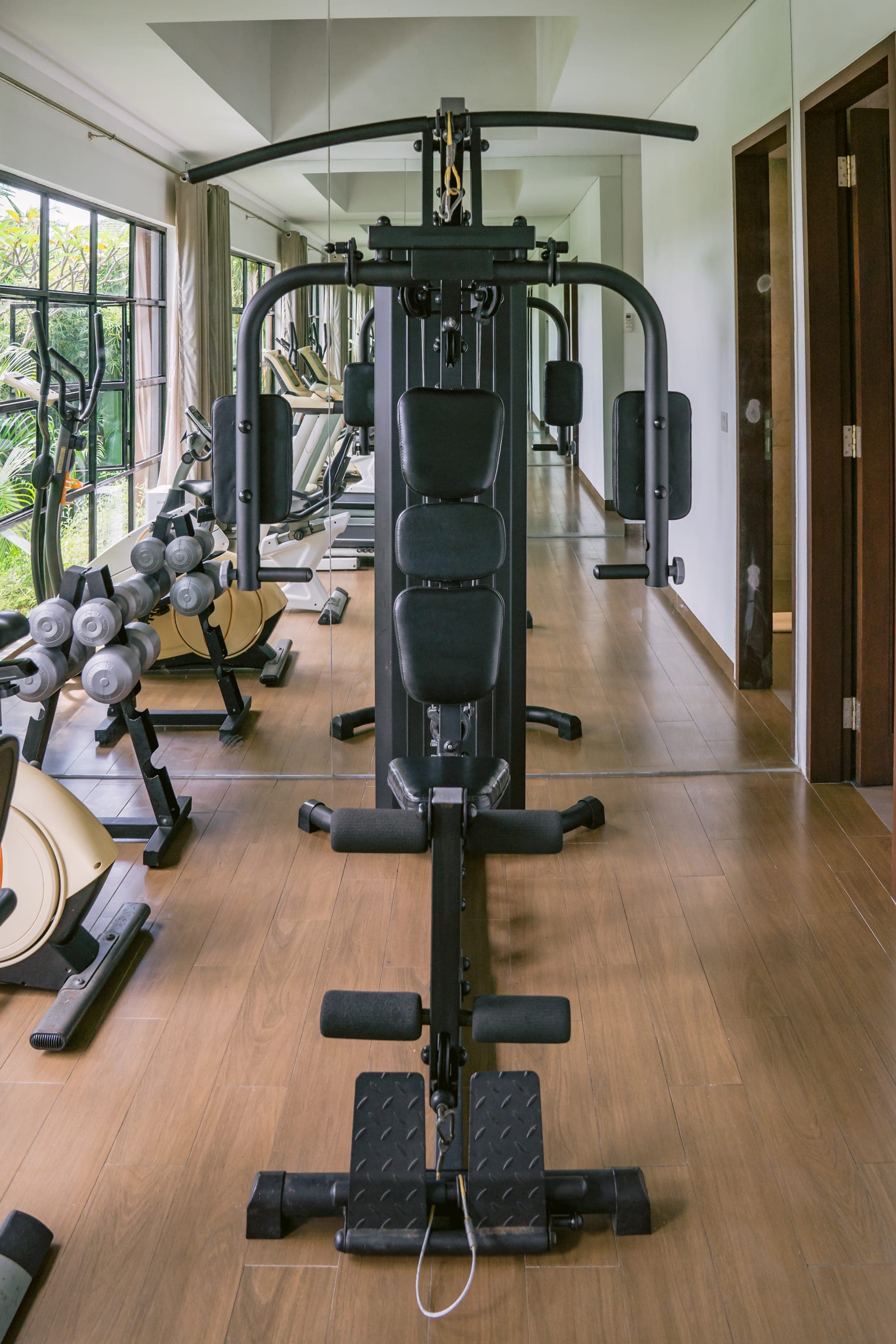 Anam Villa's private gym