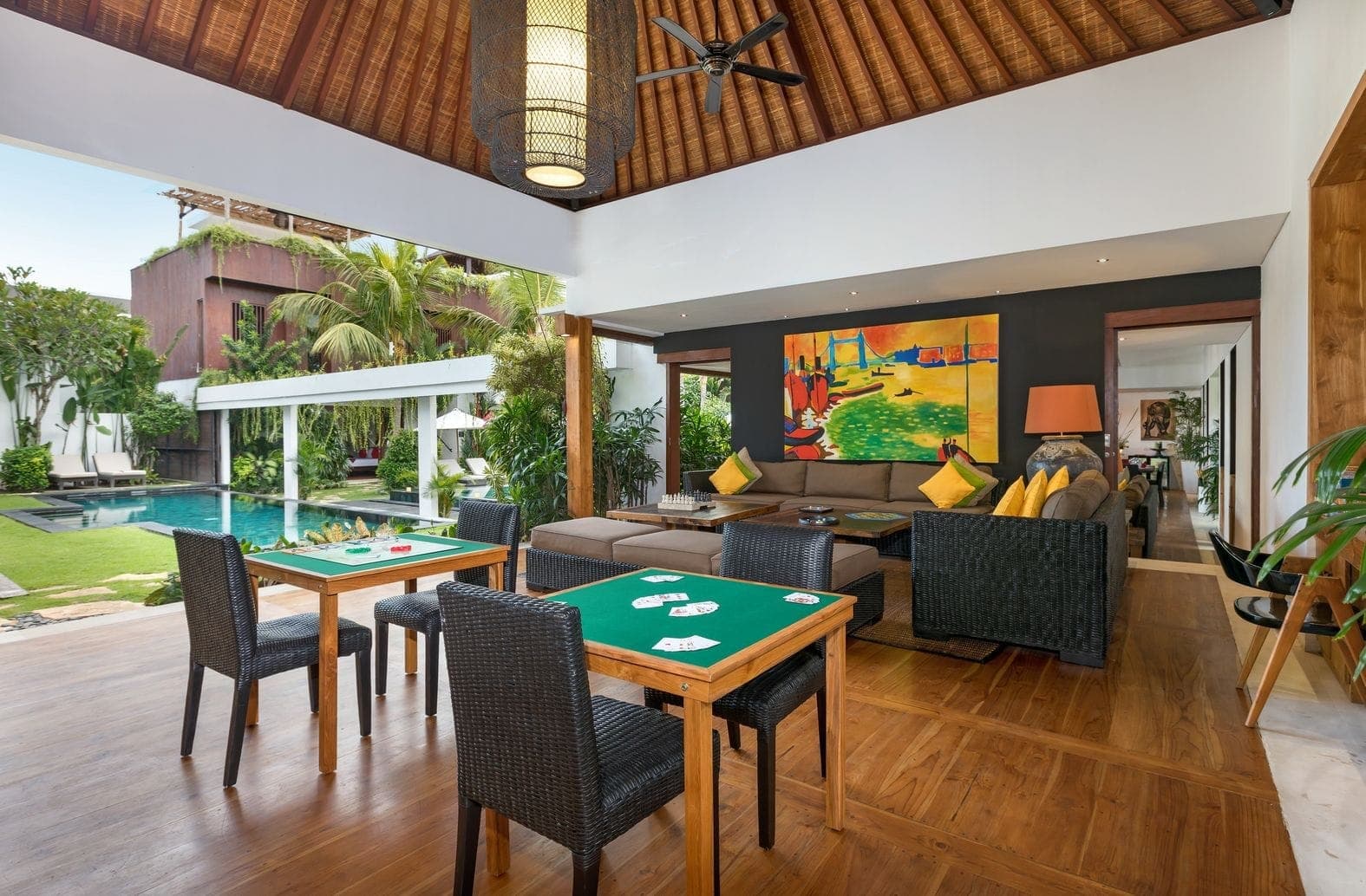 Anam Villa's game room