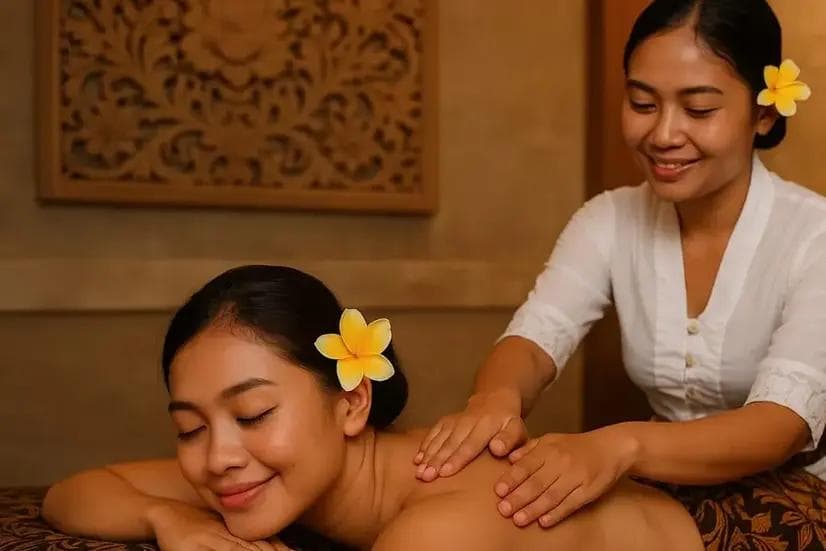 A traditional Balinese spa treatment