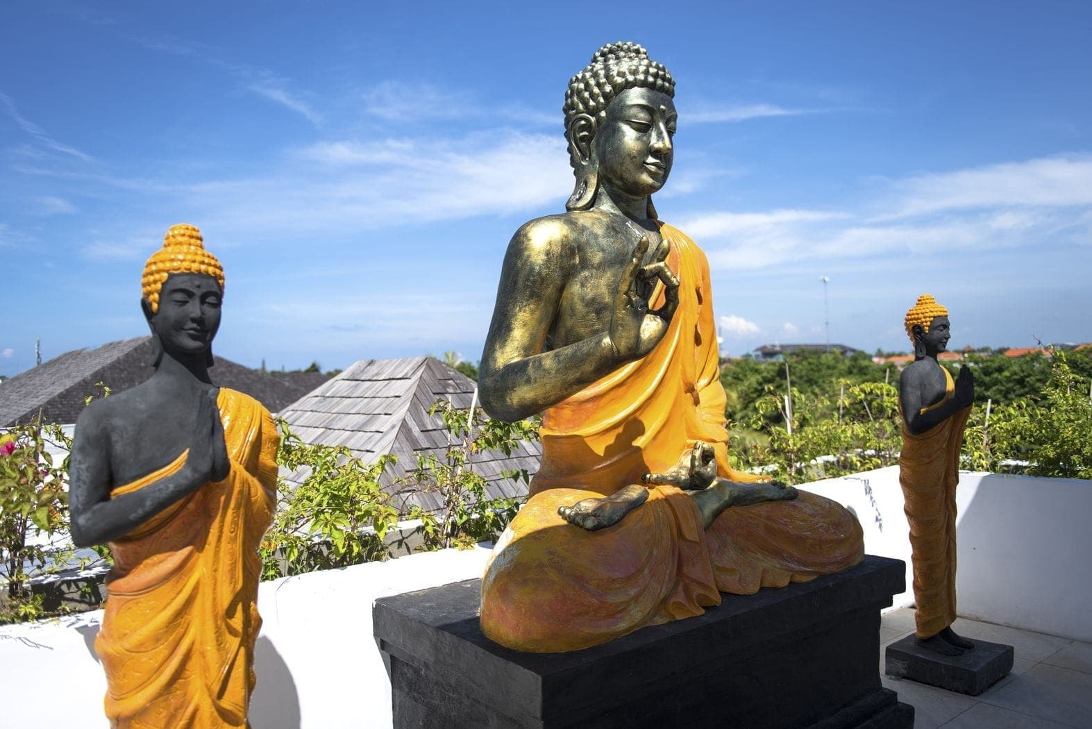 Anam Villa's yoga and meditation space on the sky terrace